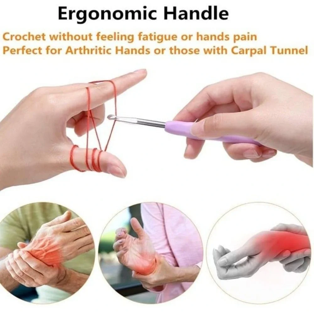 Crochet Needle Black 2.0 mm